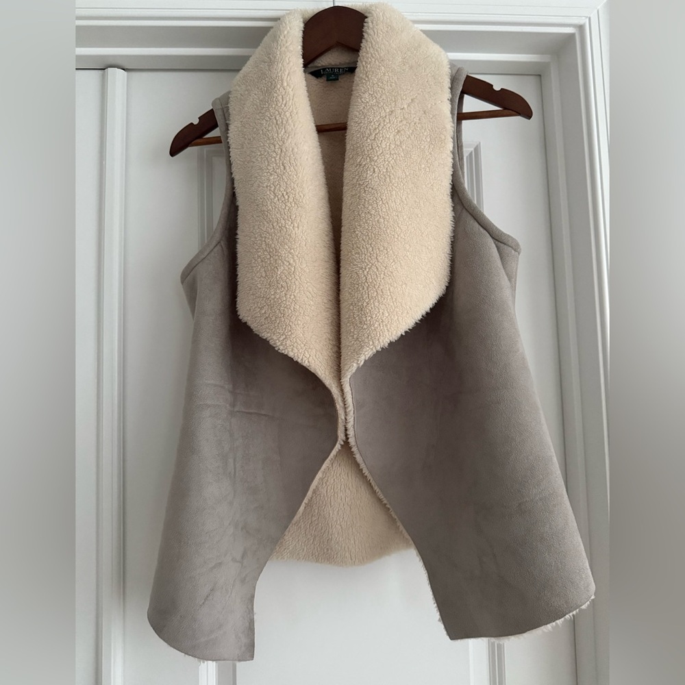 Lauren Ralph Lauren shearling vest